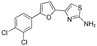 4-[5-(3,4-DICHLORO-PHENYL)-FURAN-2-YL]-THIAZOL-2-YLAMINE Struktur