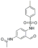 N-[3-FORMYL-4-(TOLUENE-4-SULFONYLAMINO)-PHENYL]-ACETAMIDE Struktur