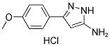 5-(4-METHOXYPHENYL)-1H-PYRAZOL-3-AMINE HYDROCHLORIDE Struktur