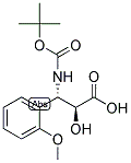 N-BOC-3-(S)-AMINO-2-(S)-HYDROXY-3-(2-METHOXY-PHENYL)-PROPIONIC ACID Struktur