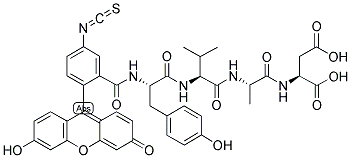 FITC-TYR-VAL-ALA-ASP Struktur