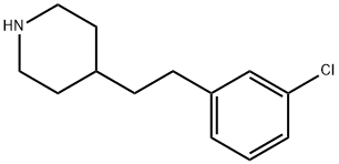 4-[2-(3-CHLORO-PHENYL)-ETHYL]-PIPERIDINE Struktur