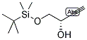 (S)-1-(TERT-BUTYL-DIMETHYL-SILANYLOXY)-BUT-3-YN-2-OL Struktur