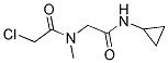 2-CHLORO-N-[2-(CYCLOPROPYLAMINO)-2-OXOETHYL]-N-METHYLACETAMIDE Struktur