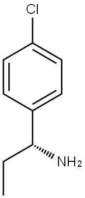 (R)-1-(4-CHLOROPHENYL)PROPAN-1-AMINE Struktur