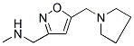 N-METHYL[5-(1-PYRROLIDINYLMETHYL)-3-ISOXAZOLYL]METHANAMINE Struktur