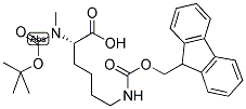 BOC-L-MELYS(FMOC)-OH Struktur