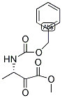 (L)-3-BENZYLOXYCARBONYLAMINO-2-OXO-BUTYRIC ACID METHYL ESTER Struktur