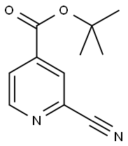 4-BOC-2-PYRIDINITRILE Struktur