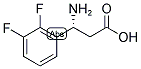 (R)-3-AMINO-3-(2,3-DIFLUORO-PHENYL)-PROPIONIC ACID Struktur