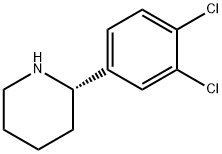 (S)-2-(3,4-DICHLOROPHENYL)PIPERIDINE Struktur