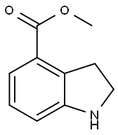 2,3-DIHYDRO-1H-INDOLE-4-CARBOXYLIC ACID METHYL ESTER Struktur