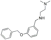 N1-(3-(BENZYLOXY)BENZYL)-N2,N2-DIMETHYLETHANE-1,2-DIAMINE Struktur