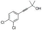 4-(3,4-DICHLOROPHENYL)-2-METHYL-3-BUTYN-2-OL Struktur