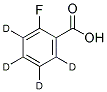 2-FLUOROBENZOIC-D4 ACID Struktur