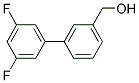 (3',5'-DIFLUOROBIPHENYL-3-YL)-METHANOL Struktur