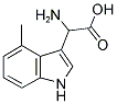 AMINO-(4-METHYL-1H-INDOLE-3-YL)-ACETIC ACID Struktur