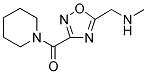 N-METHYL-1-[3-(PIPERIDIN-1-YLCARBONYL)-1,2,4-OXADIAZOL-5-YL]METHANAMINE Struktur