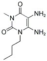 5,6-DIAMINO-1-BUTYL-3-METHYLPYRIMIDINE-2,4(1H,3H)-DIONE Struktur