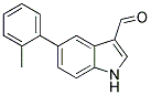 5-(2-METHYLPHENYL)-1H-INDOLE-3-CARBALDEHYDE Struktur