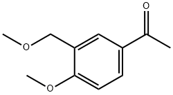 1-[4-METHOXY-3-(METHOXYMETHYL)PHENYL]ETHANONE Struktur