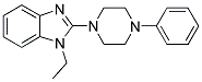 1-ETHYL-2-(4-PHENYL-PIPERAZIN-1-YL)-1H-BENZOIMIDAZOLE Struktur