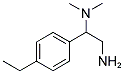 N-[2-AMINO-1-(4-ETHYLPHENYL)ETHYL]-N,N-DIMETHYLAMINE Struktur