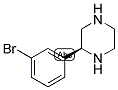 (S)-2-(3-BROMO-PHENYL)-PIPERAZINE Struktur