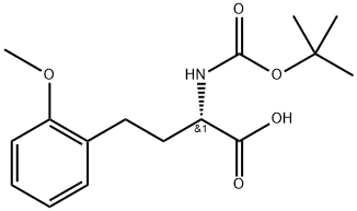 (S)-2-TERT-BUTOXYCARBONYLAMINO-4-(2-METHOXY-PHENYL)-BUTYRIC ACID Struktur