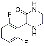 3-(2,6-DIFLUORO-PHENYL)-PIPERAZIN-2-ONE Struktur