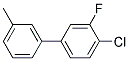 4-CHLORO-3-FLUORO-3'-METHYL-1,1'-BIPHENYL Struktur