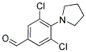 3,5-DICHLORO-4-PYRROLIDIN-1-YL-BENZALDEHYDE Struktur