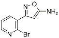 3-(2-BROMO-PYRIDIN-3-YL)-ISOXAZOL-5-YLAMINE Struktur