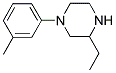 3-ETHYL-1-(3-METHYLPHENYL)PIPERAZINE Struktur