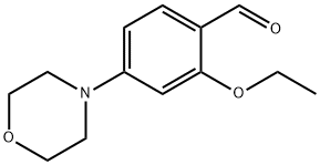 2-ETHOXY-4-MORPHOLIN-4-YL-BENZALDEHYDE Struktur