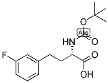 (S)-2-TERT-BUTOXYCARBONYLAMINO-4-(3-FLUORO-PHENYL)-BUTYRIC ACID Struktur