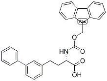 (S)-4-BIPHENYL-3-YL-2-(9H-FLUOREN-9-YLMETHOXYCARBONYLAMINO)-BUTYRIC ACID Struktur