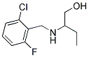 2-((2-CHLORO-6-FLUOROBENZYL)AMINO)BUTAN-1-OL Struktur