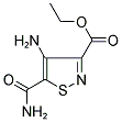 ETHYL 4-AMINO-5-(AMINOCARBONYL)-3-ISOTHIAZOLECARBOXYLATE Struktur