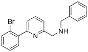 N-BENZYL(6-(2-BROMOPHENYL)PYRIDIN-2-YL)METHANAMINE Struktur