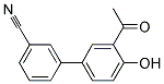 3'-ACETYL-4'-HYDROXY[1,1'-BIPHENYL]-3-CARBONITRILE Struktur