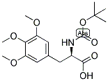 (R)-2-TERT-BUTOXYCARBONYLAMINO-3-(3,4,5-TRIMETHOXY-PHENYL)-PROPIONIC ACID Struktur