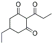 5-ETHYL-2-PROPIONYLCYCLOHEXANE-1,3-DIONE Struktur