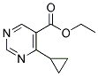 ETHYL-4-CYCLOPROPYL PYRIMIDINE-5-CARBOXYLATE Struktur