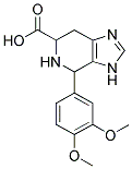 4-(3,4-DIMETHOXY-PHENYL)-4,5,6,7-TETRAHYDRO-3H-IMIDAZO[4,5-C]PYRIDINE-6-CARBOXYLIC ACID Struktur