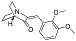 2-(2,3-DIMETHOXY-BENZYLIDENE)-1-AZA-BICYCLO[2.2.2]OCTAN-3-ONE Struktur