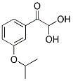 3-ISOPROPOXYPHENYLGLYOXAL HYDRATE Struktur