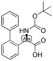 (R)-BIPHENYL-2-YL-TERT-BUTOXYCARBONYLAMINO-ACETIC ACID Struktur