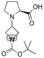 (S)-1-(1-TERT-BUTOXYCARBONYL-AZETIDIN-3-YL)-PYRROLIDINE-2-CARBOXYLIC ACID Struktur