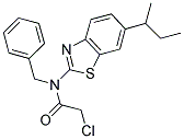 N-BENZYL-N-(6-SEC-BUTYL-1,3-BENZOTHIAZOL-2-YL)-2-CHLOROACETAMIDE Struktur